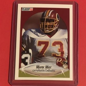 Mark May #162 1990 Fleer Football Trading Card